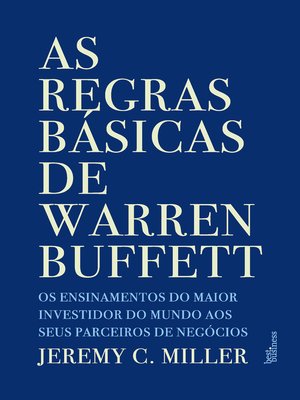 cover image of As regras básicas de Warren Buffett